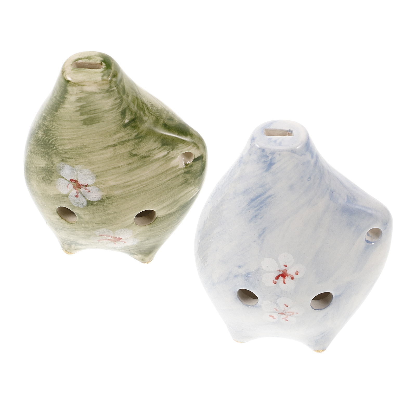 Musical Instrument In Japanese - 2Pcs Ceramic Ocarina Musical Instrument Japanese