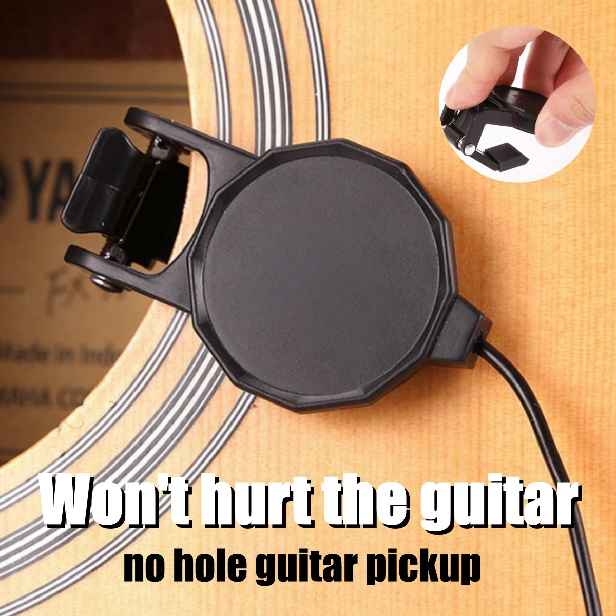 Musical Instrument Sounds - Audio Jack Clip On Pickup for