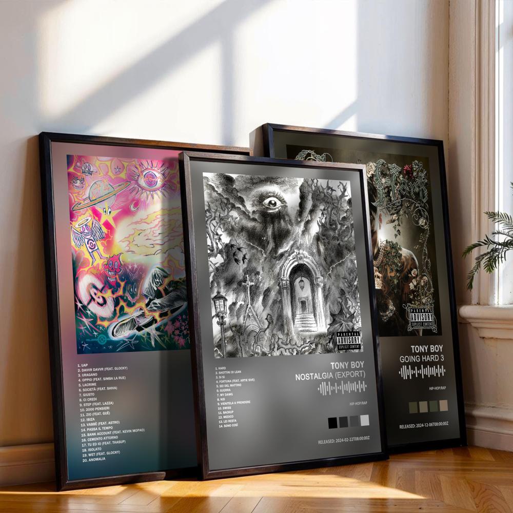 Musical Instrument Painting - Tony Boy Poster Music Album Cover