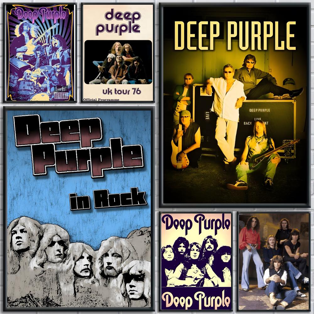 Musical Instrument Painting - Hard Rock Band Music-Deep Purple-A Poster