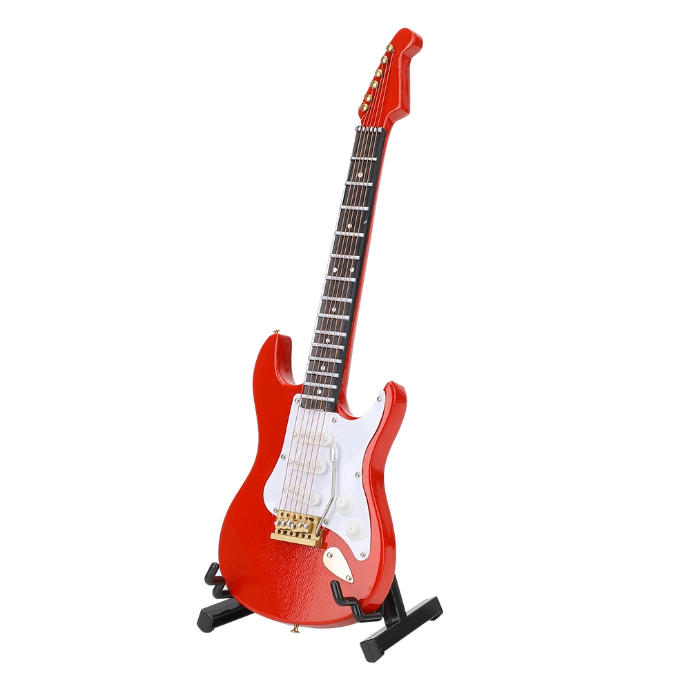 Miniature Red Electric Guitar  - đánh giá và giá Musical Instrument With A