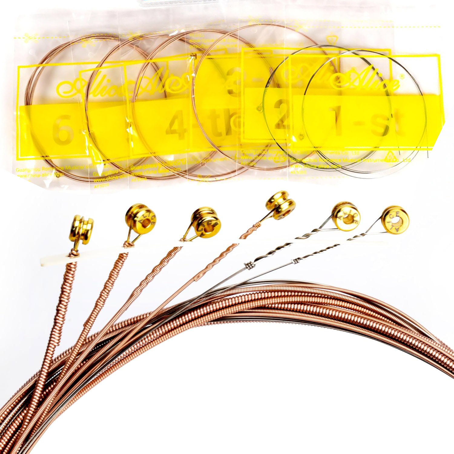 2/6Pcs Set High-Quality Acoust - đánh giá và giá Musical Instrument With Strings