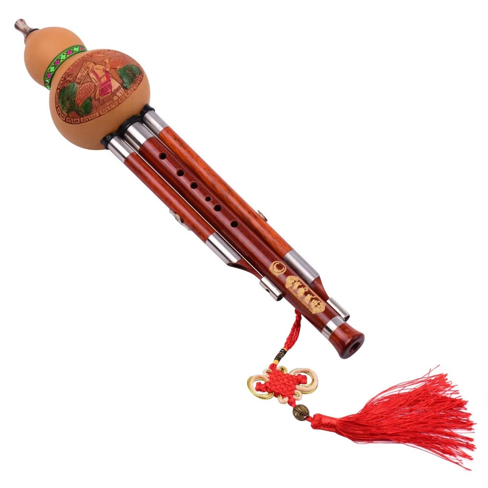 3-Tone C Key Hulusi Gourd Flut - đánh giá và giá Musical Instrument With A