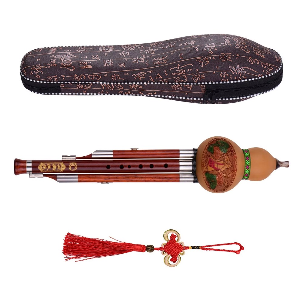 3-Tone C Key Hulusi Gourd Flut - đánh giá và giá Musical Instrument With A