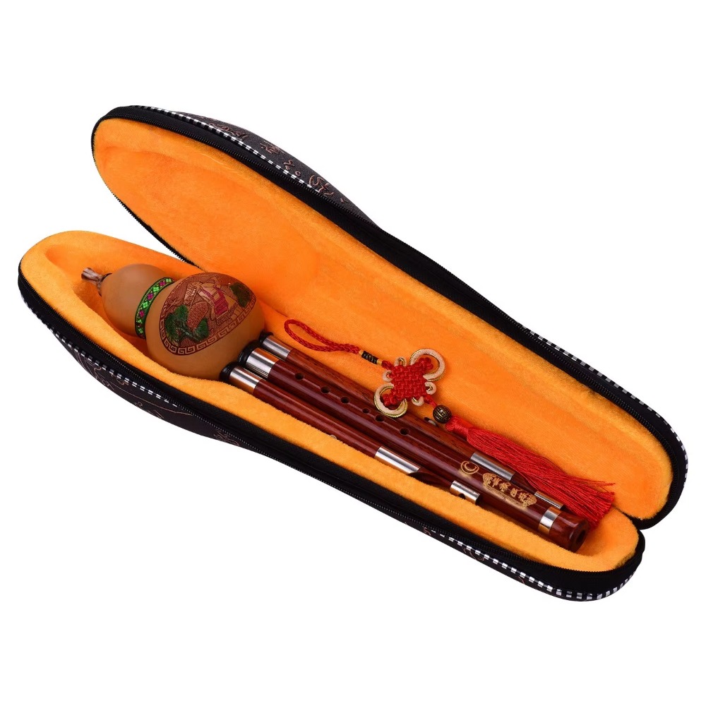 3-Tone C Key Hulusi Gourd Flut - đánh giá và giá Musical Instrument With A