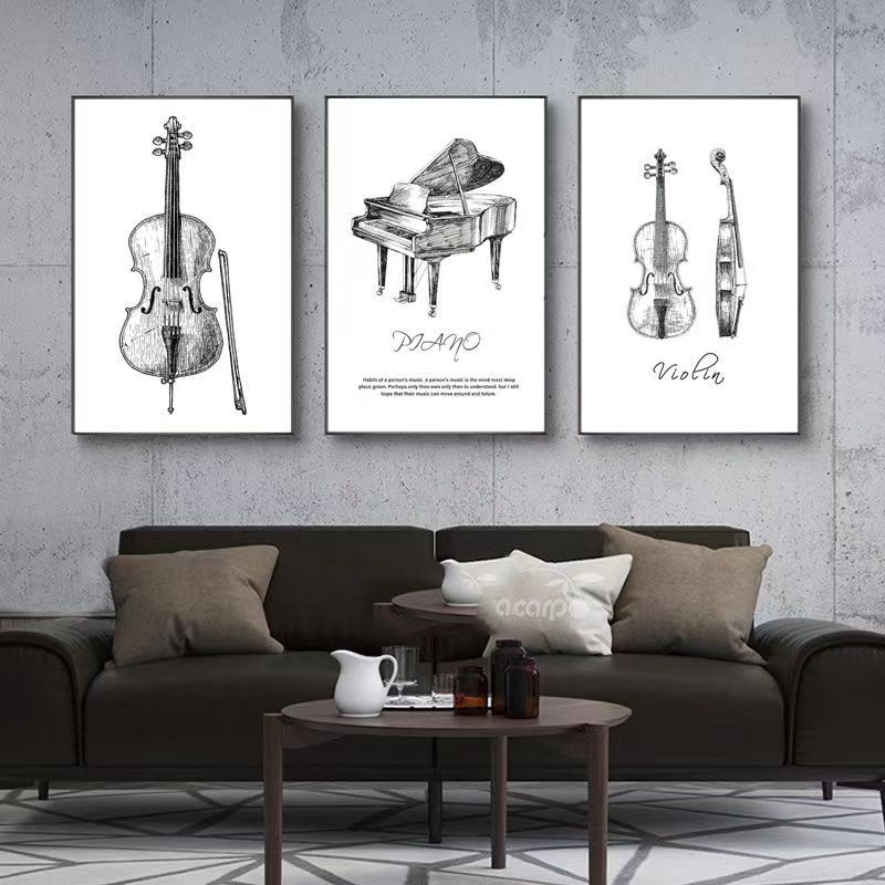 Canvas Painting Modern Minimal - đánh giá và giá Musical Instrument Manufacturers