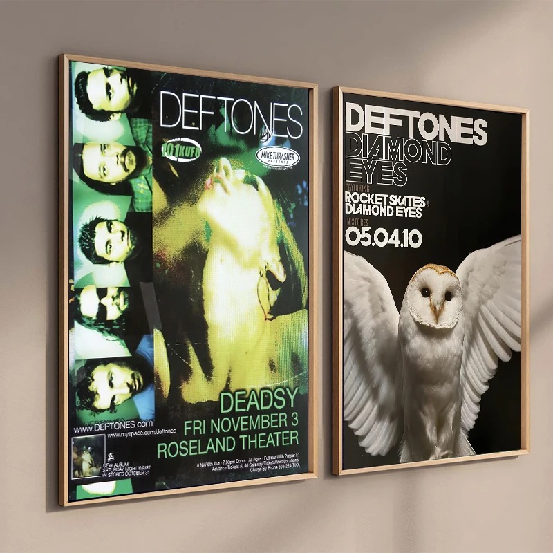 Retro Band Deftones Poster Aes - đánh giá và giá Musical Instrument Painting