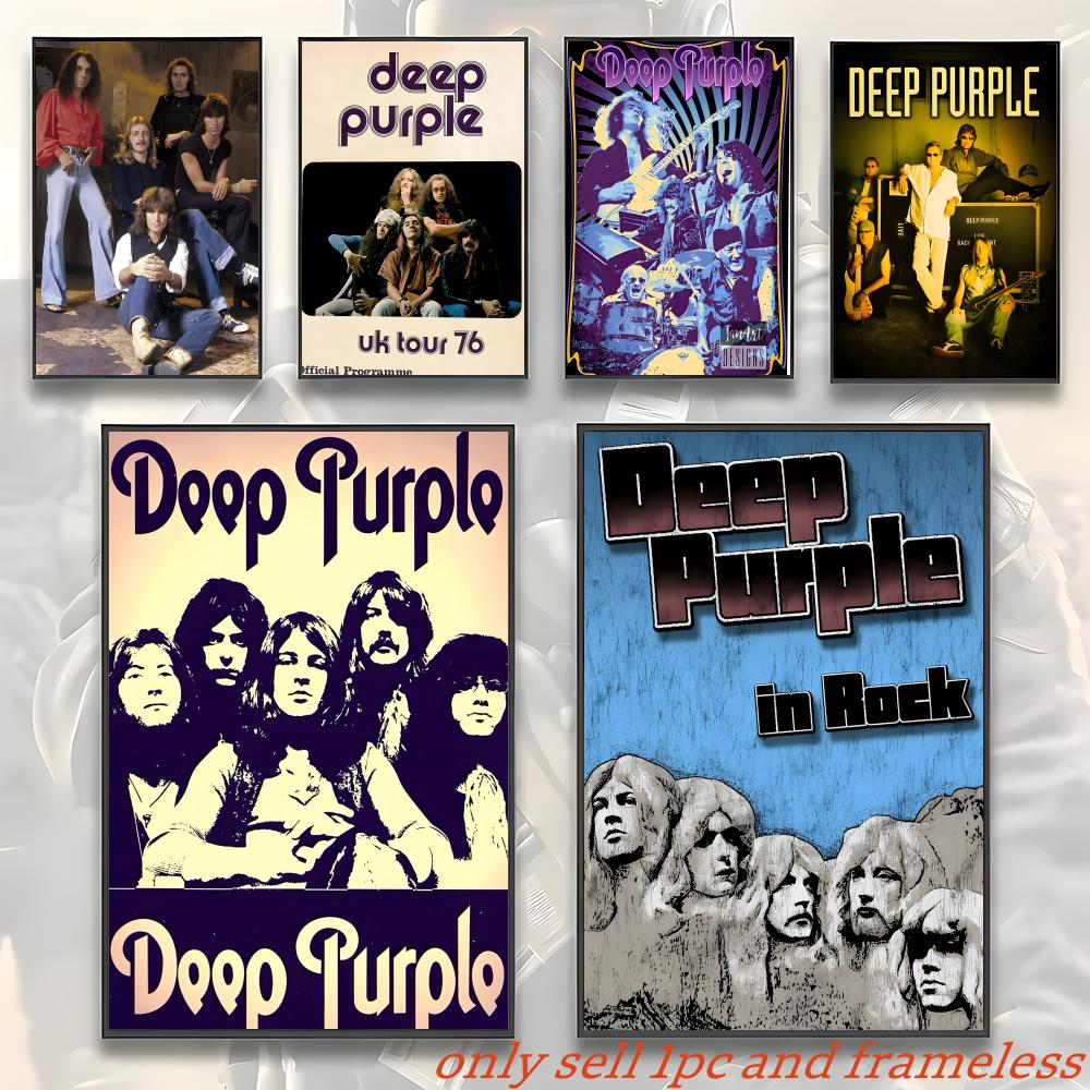 Hard Rock Band Music-Deep Purp - đánh giá và giá Musical Instrument Painting