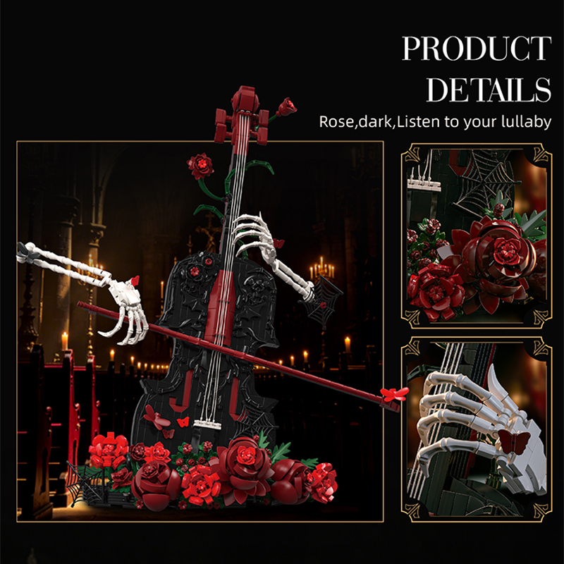 Creative Artist Skull Red Rose - đánh giá và giá Musical Instrument Manufacturers
