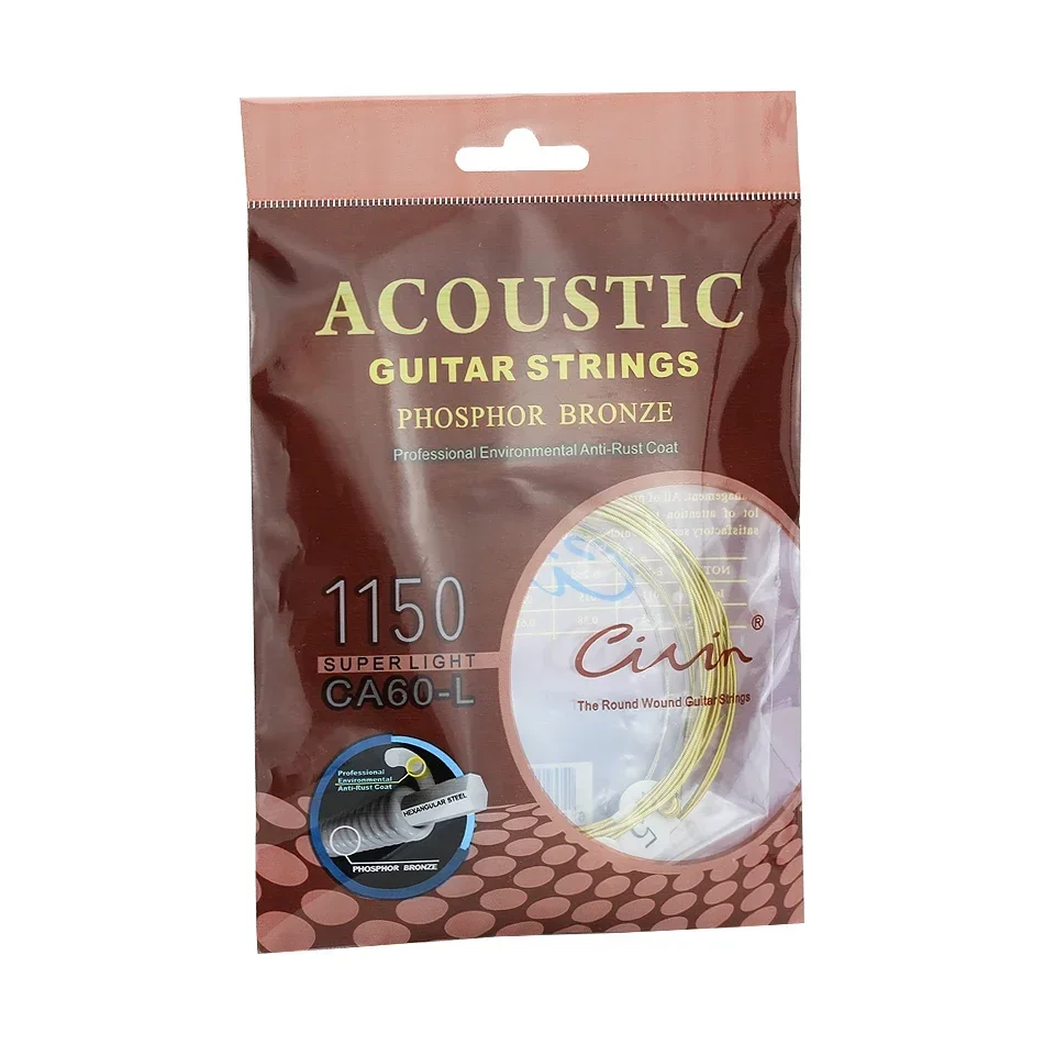 Gearlly 10 Sets Acoustic Guita - đánh giá và giá Musical Instrument With Strings