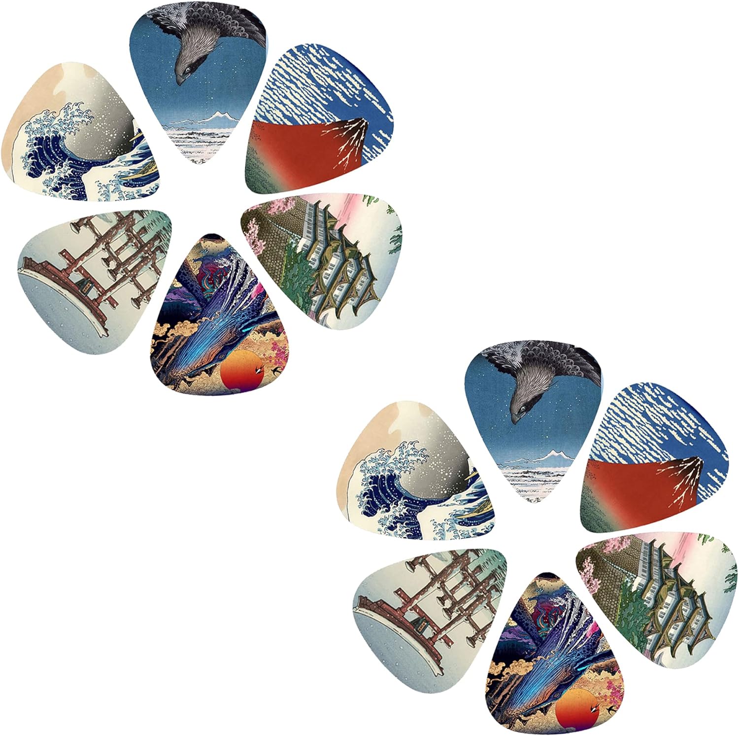 New 12pcs/set  Guitar Picks -  - đánh giá và giá Musical Instrument In Japanese