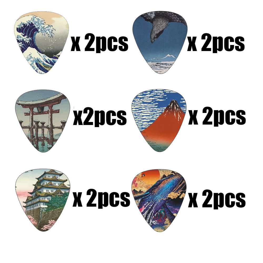 New 12pcs/set  Guitar Picks -  - đánh giá và giá Musical Instrument In Japanese
