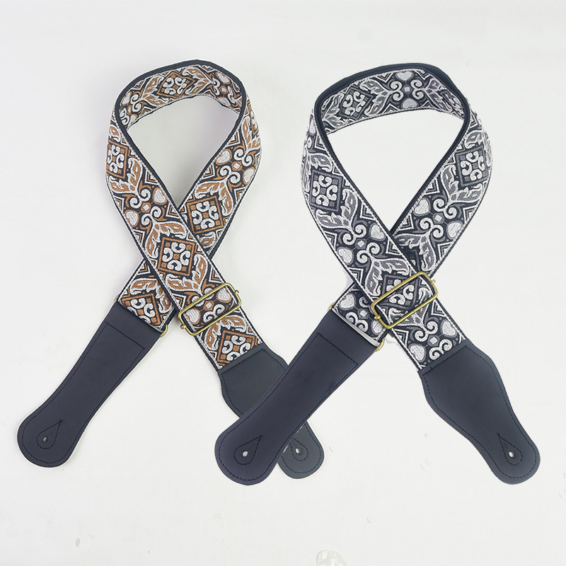 Guitar Strap Embroidered Print - đánh giá và giá Musical Instrument Sounds