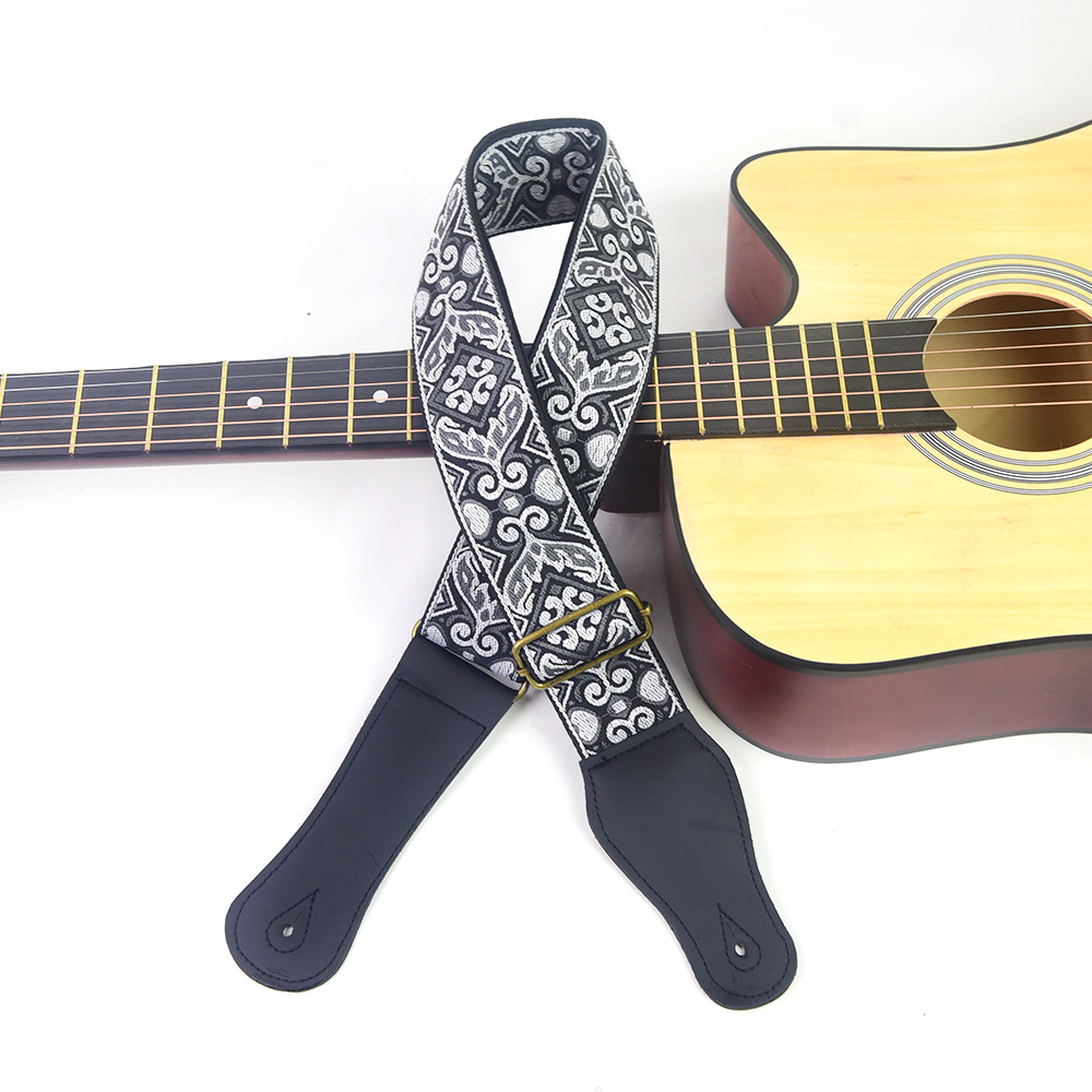 Guitar Strap Embroidered Print - đánh giá và giá Musical Instrument Sounds