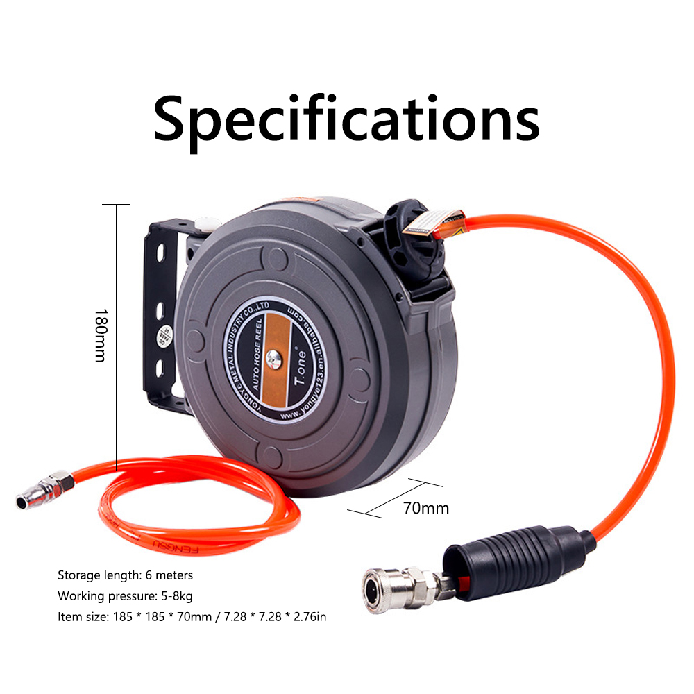 6mm Automatic Retractable Hose - đánh giá và giá Cajon Box Drum