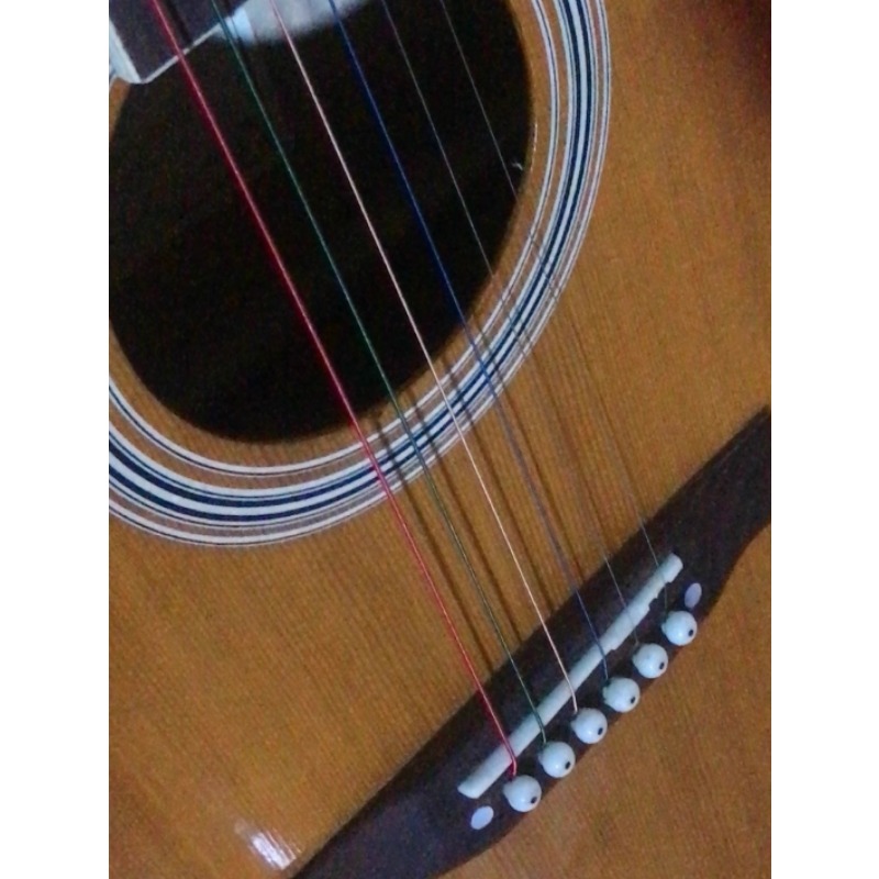 Wooden Acoustic Guitar Second  - đánh giá và giá Musical Instrument With Strings