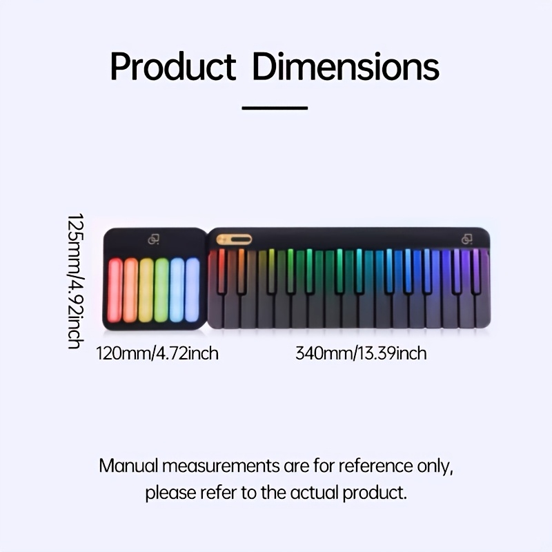 Stylish LED-Backlit PopuPiano  - đánh giá và giá Musical Instrument No Touch